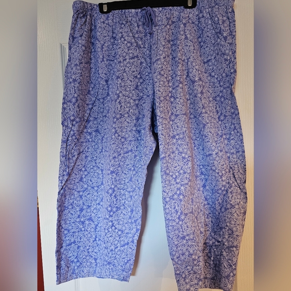 FRESH PRODUCE Brand Cotton Capris - Size 3X - Picture 1 of 5